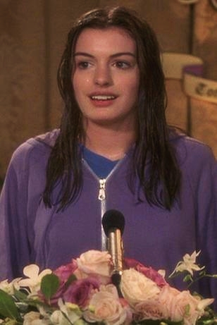 anne hathaway in princess diaries 1. delivered by Anne Hathaway