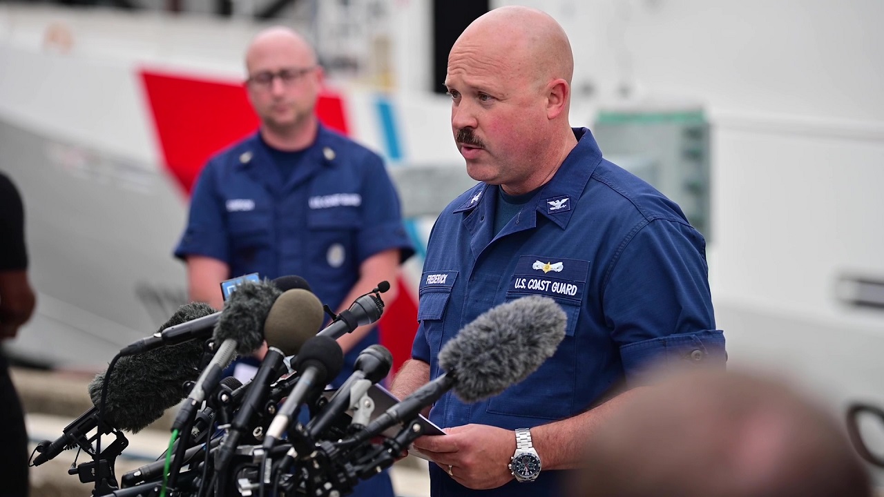 Capt. Jamie Frederick: Press Remarks on Search and Rescue Operation  Activity re OceanGate's Titan Submersible (transcript-audio-video)