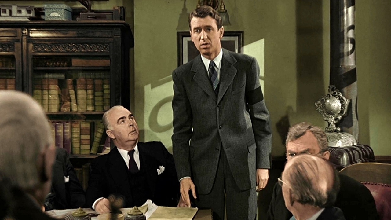 American Rhetoric: Movie Speech from Its a Wonderful Life - George Bailey  Addresses to Board of the Bailey Building and Loan Society